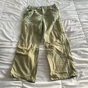 Green Cargo Pants Urban Outfitters BDG